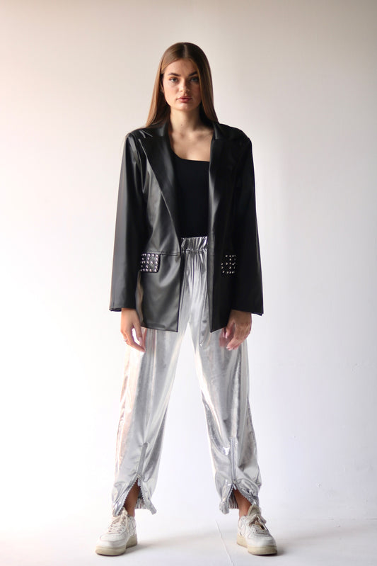 Leather Blazer
